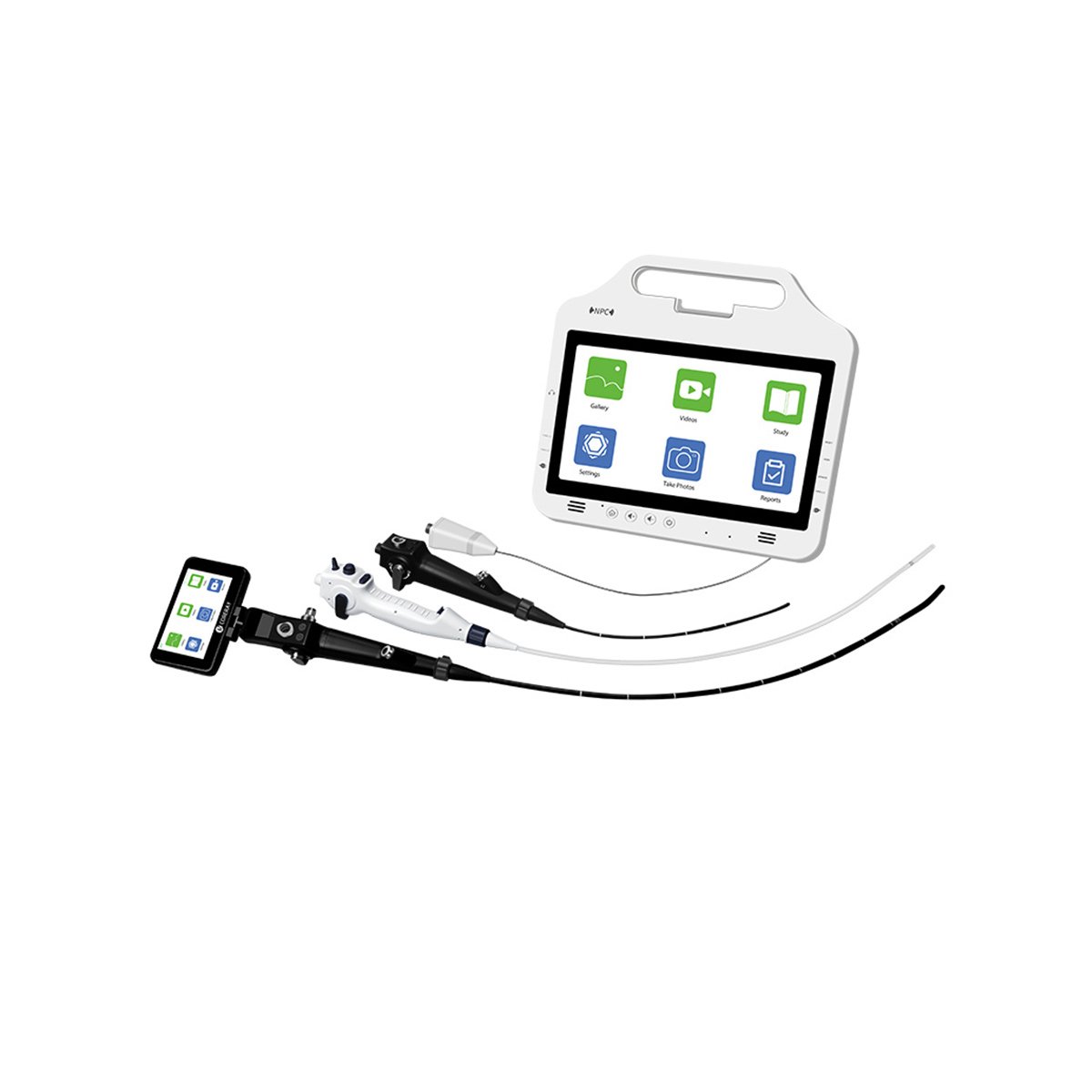 Broncoscopio de vídeo flexible portátil CR-33H